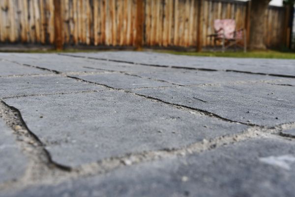 Sunken Patio Repair in Fayetteville